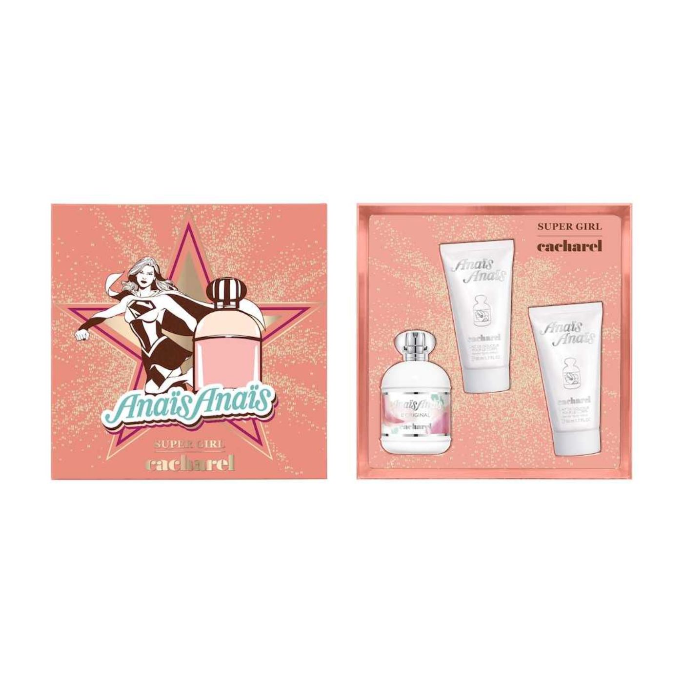 Cacharel - Pack Anais Anais Eau de Toilette para Mujer 100ml + 2 Lociones Corporales 50ml