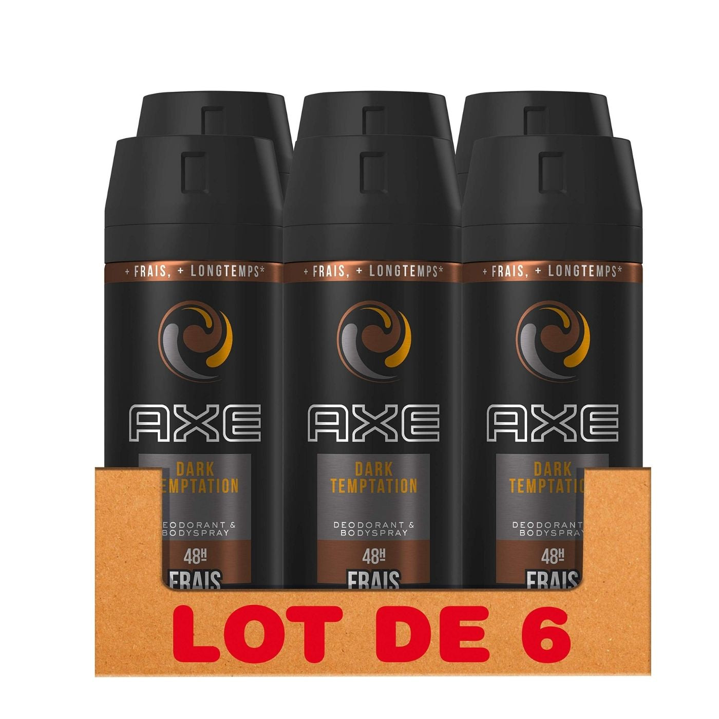 Desodorante Axe Dark Temptation Spray Pack de 6