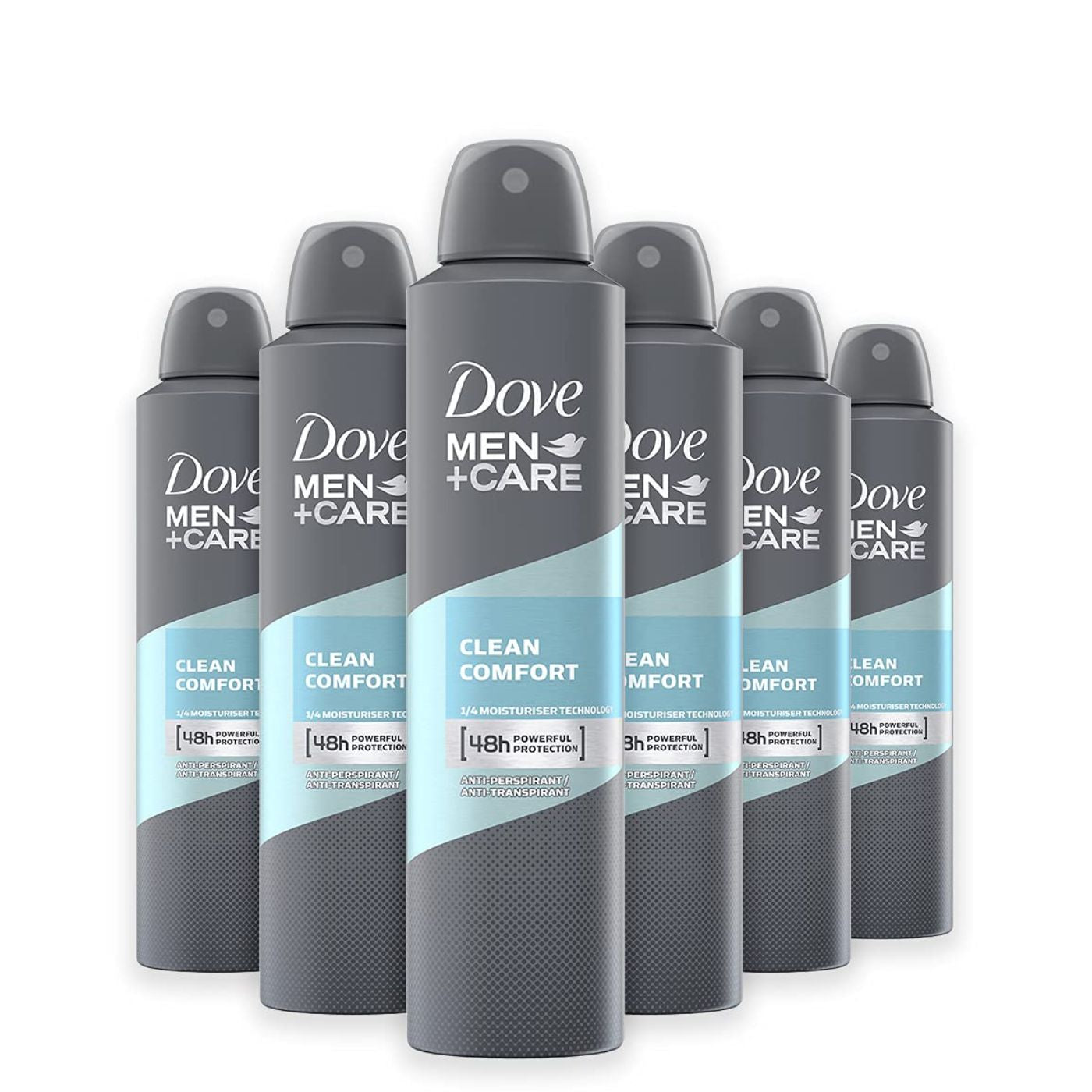 Desodorante DOVE MEN Clean Confort 48h Spray 250ml