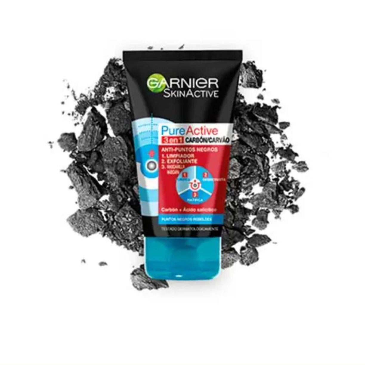 Garnier Skin Active Pure Active Gel limpiador y exfoliante facial