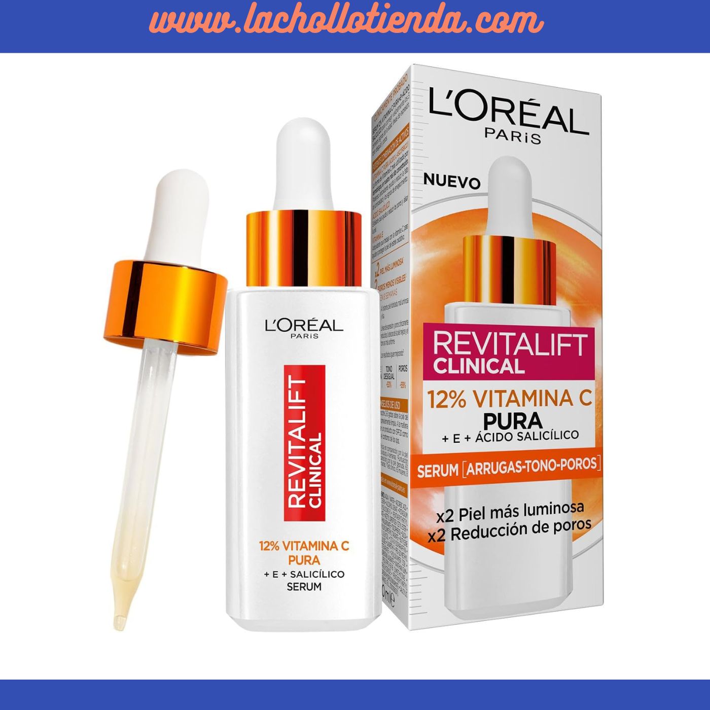 L'Oréal - Sérum Revitalift Clinical 12% Pure Vitamin C 30ml. –  lachollotienda