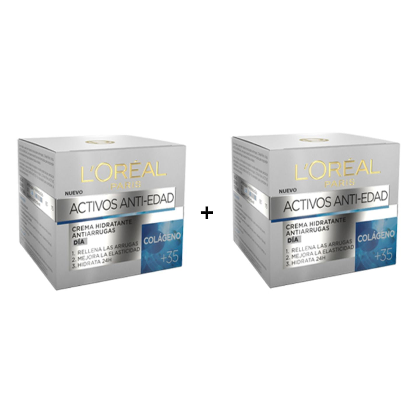 L'Oréal Paris Expert +35 Años Crema Hidratante de Día Anti-Arrugas 2x50ml