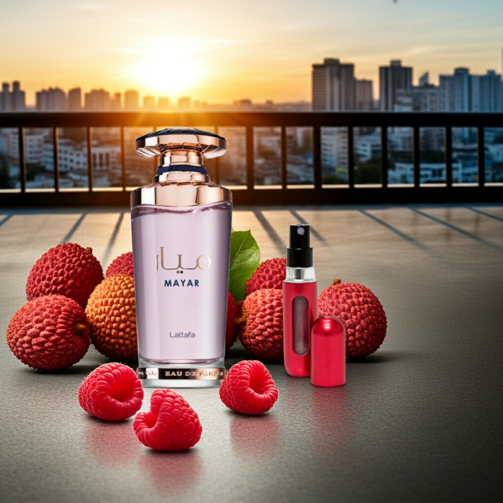 Lattafa muestra de perfume mayar