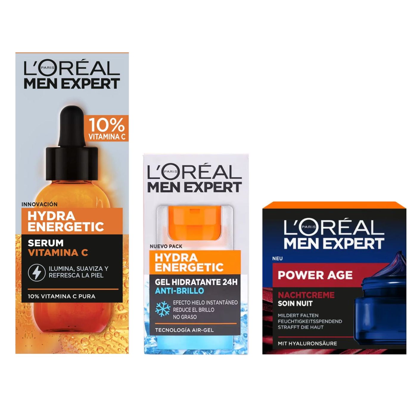 Loreal Men Expert Power Age Hydra Energetic lote