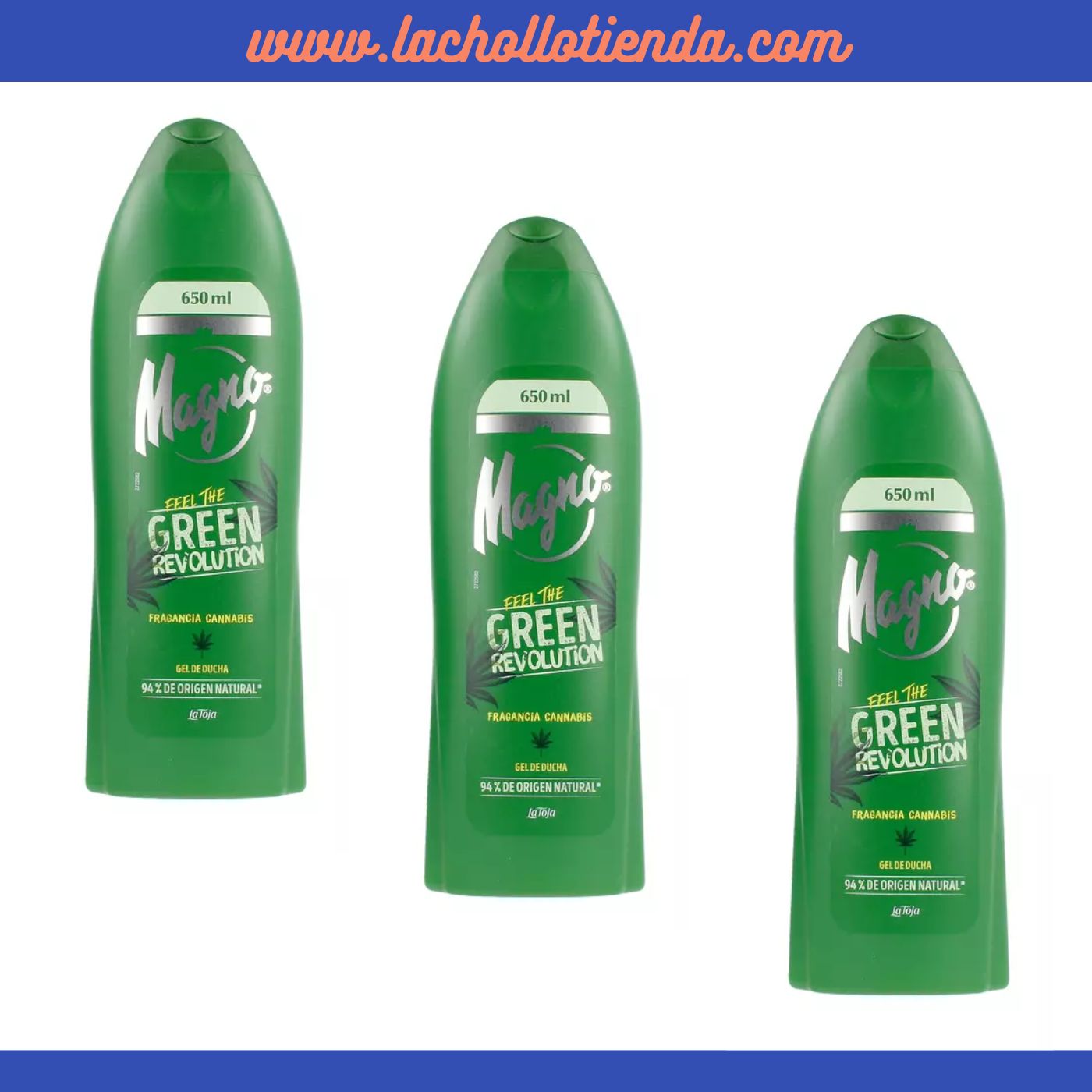 Magno GREEN REVOLUTION gel ducha 3x650ml
