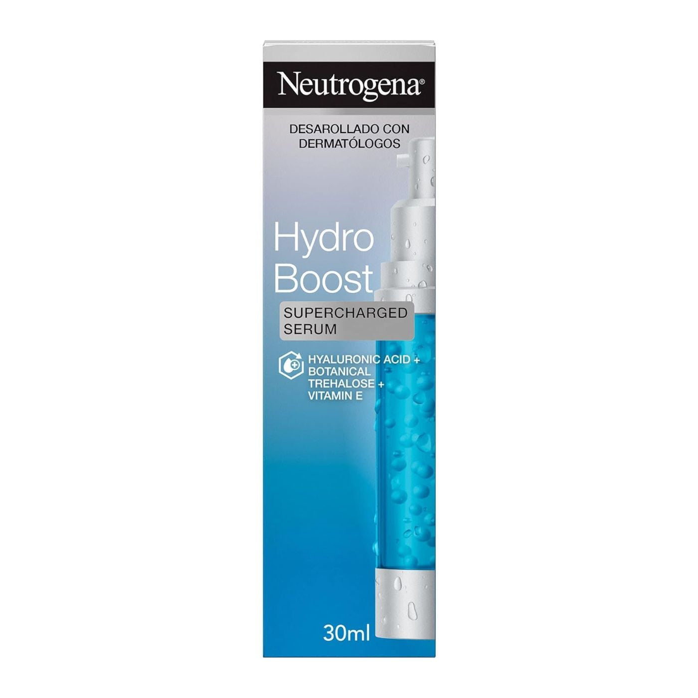Neutrógena Hydro Boost Sérum 30ml con Microperlas de vitamina E y ácido hilaurónico