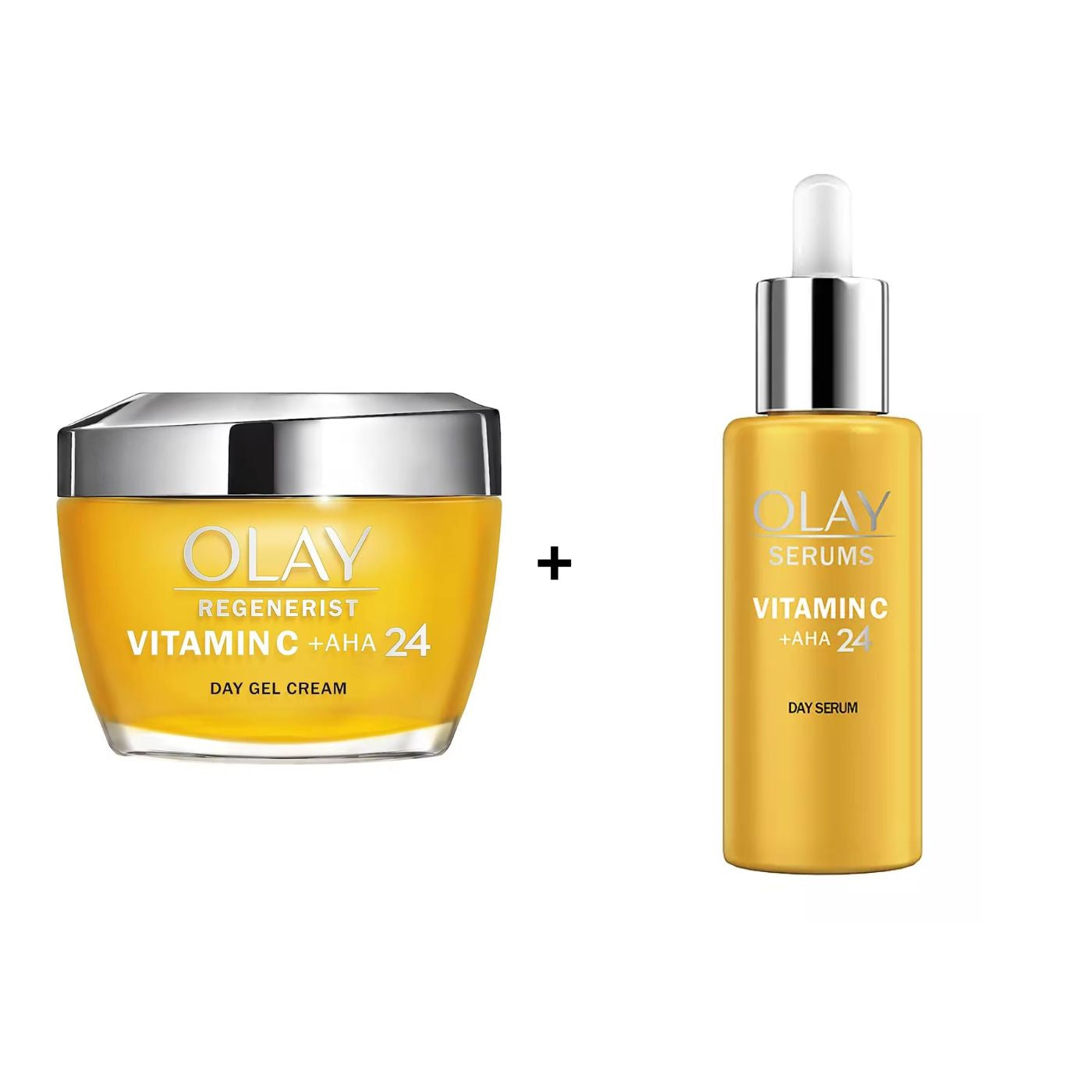 Olay VITAMIN C AHA 24 Serúm de día 40ml + Gel Crema De Día 50ml