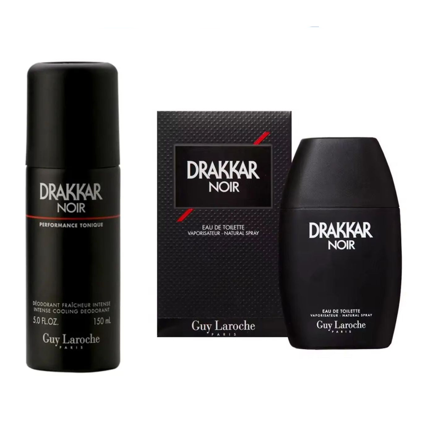 PACK Drakkar Noir de Guy Laroche - Eau de Toilette 200ml + Desodorante Spray 150ml para Hombre