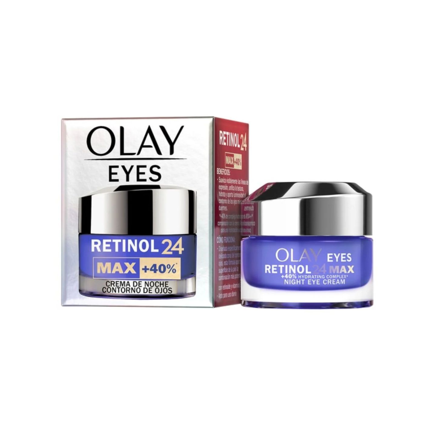 Pack Olay Regeneris tCrema Facial de Dia SPF30 50ml Olay Retinol 24MAX 4 Contorno de Ojos Crema de Noche