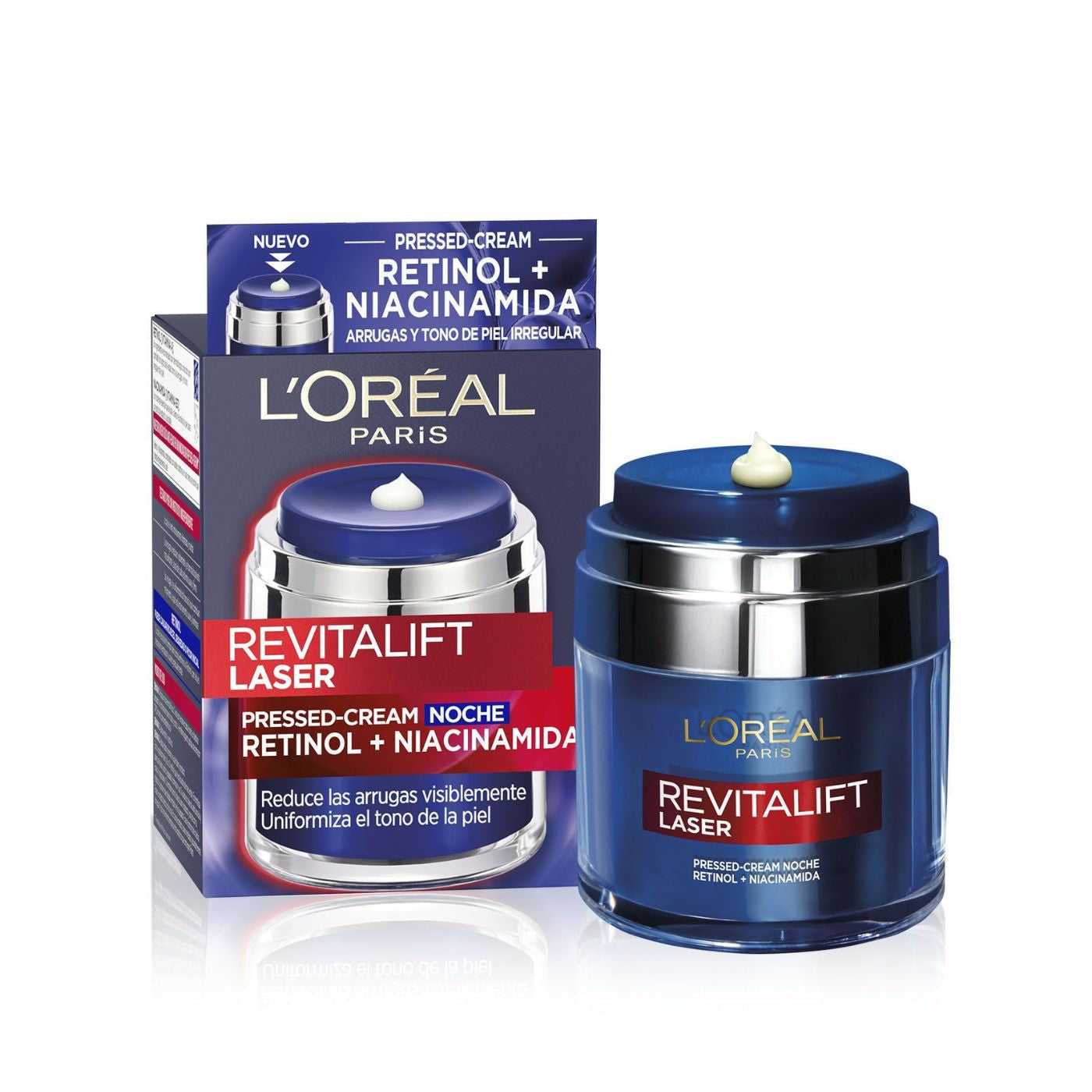 Revitalift Laser de Loreal Paris - Crema de Noche con Retinol y Niacinamida 50ml