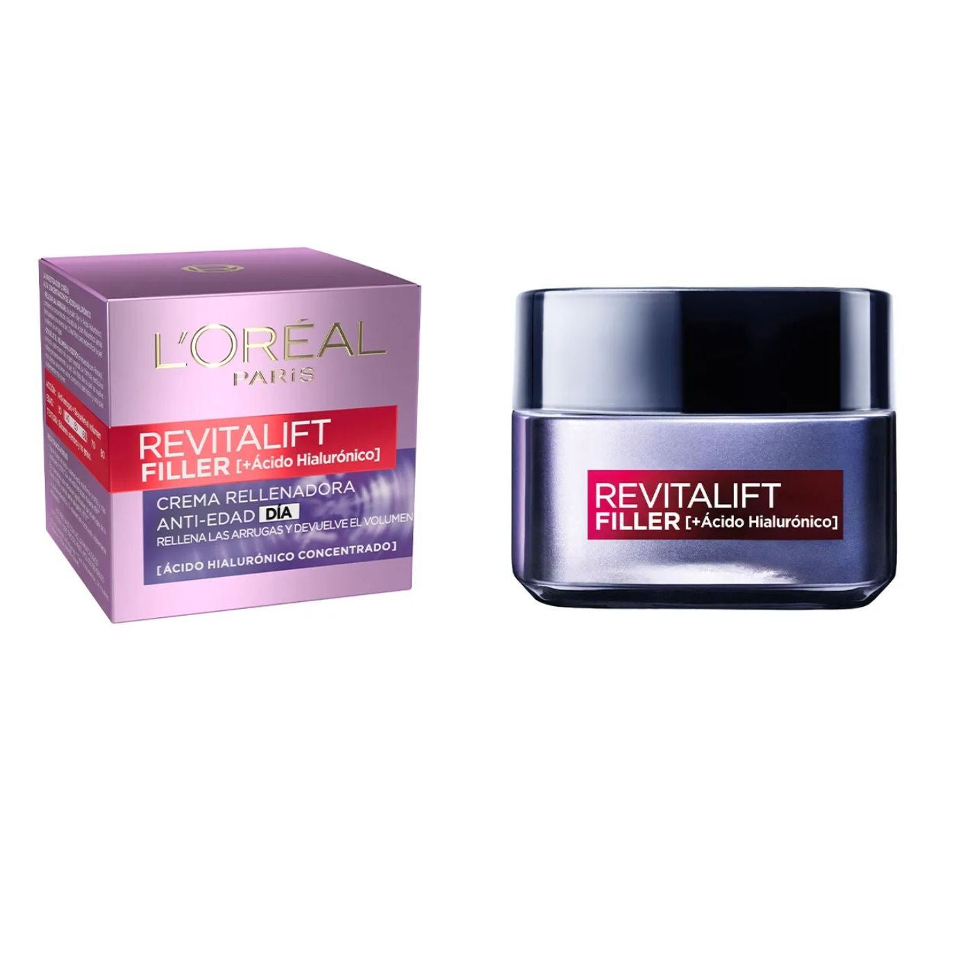 crema rellenadora revitalift filler acido hilaurónico