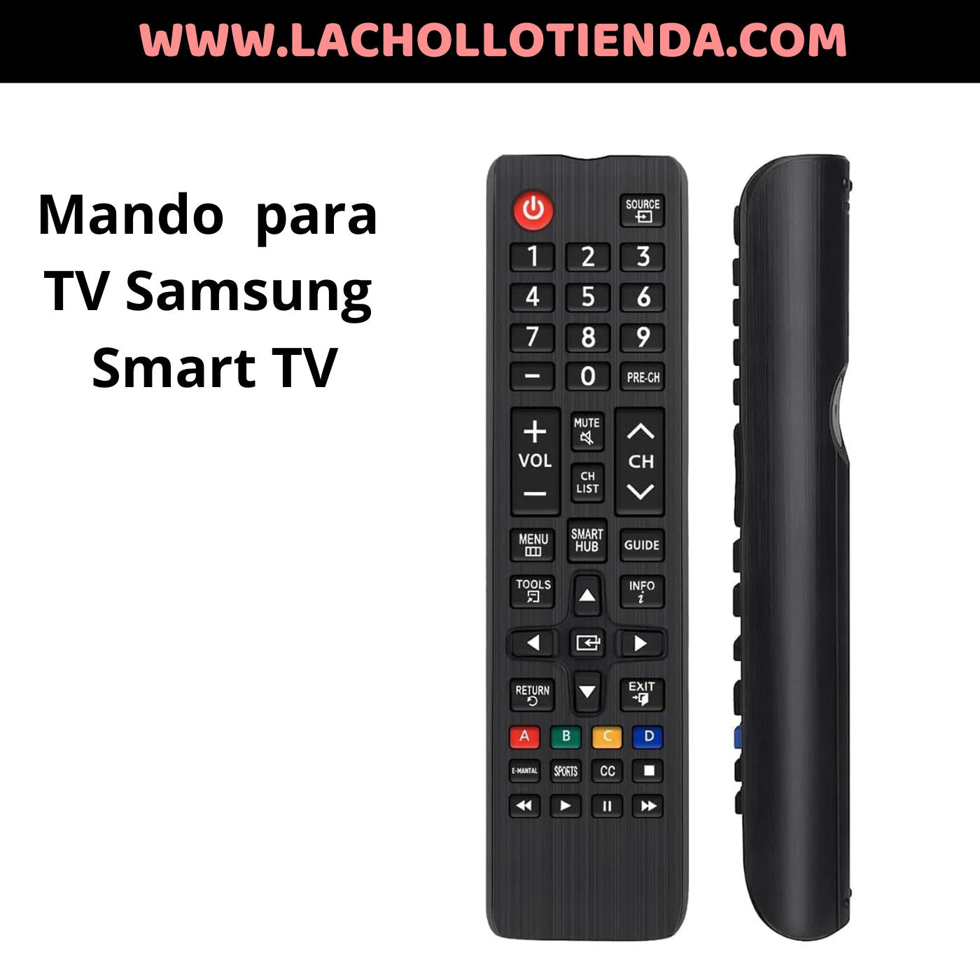 Mando compatible para televisores Samsung Smart TV – lachollotienda
