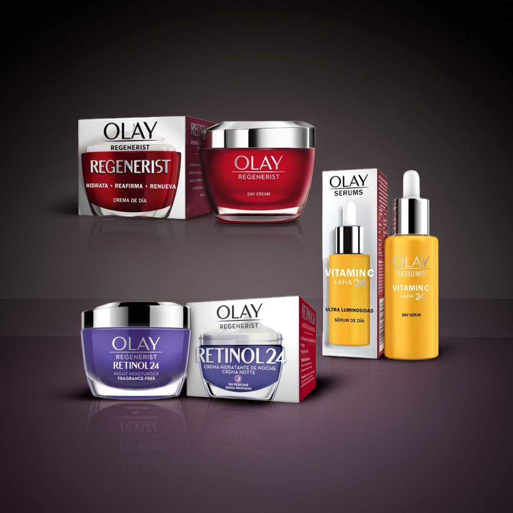 pack cremas olay + serum