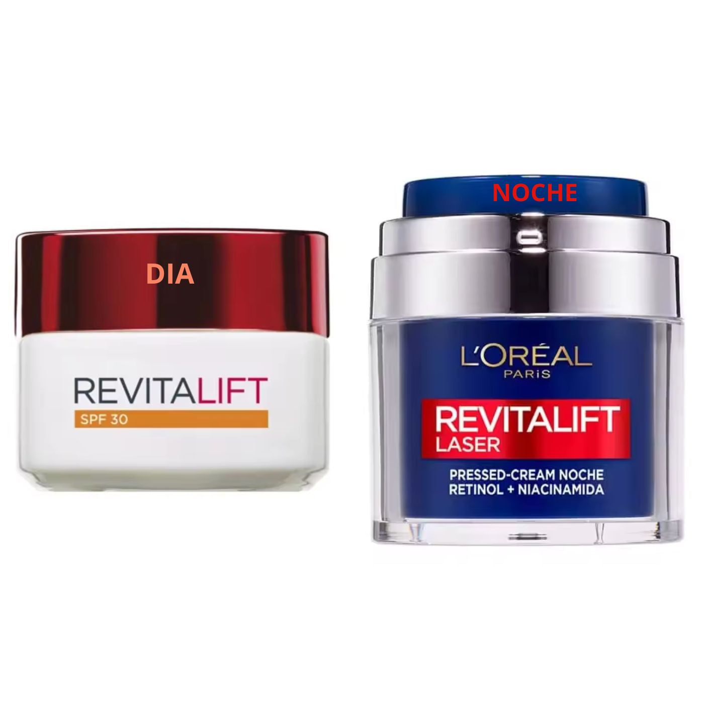 pack loreal revitalift crema dia y crema de noche