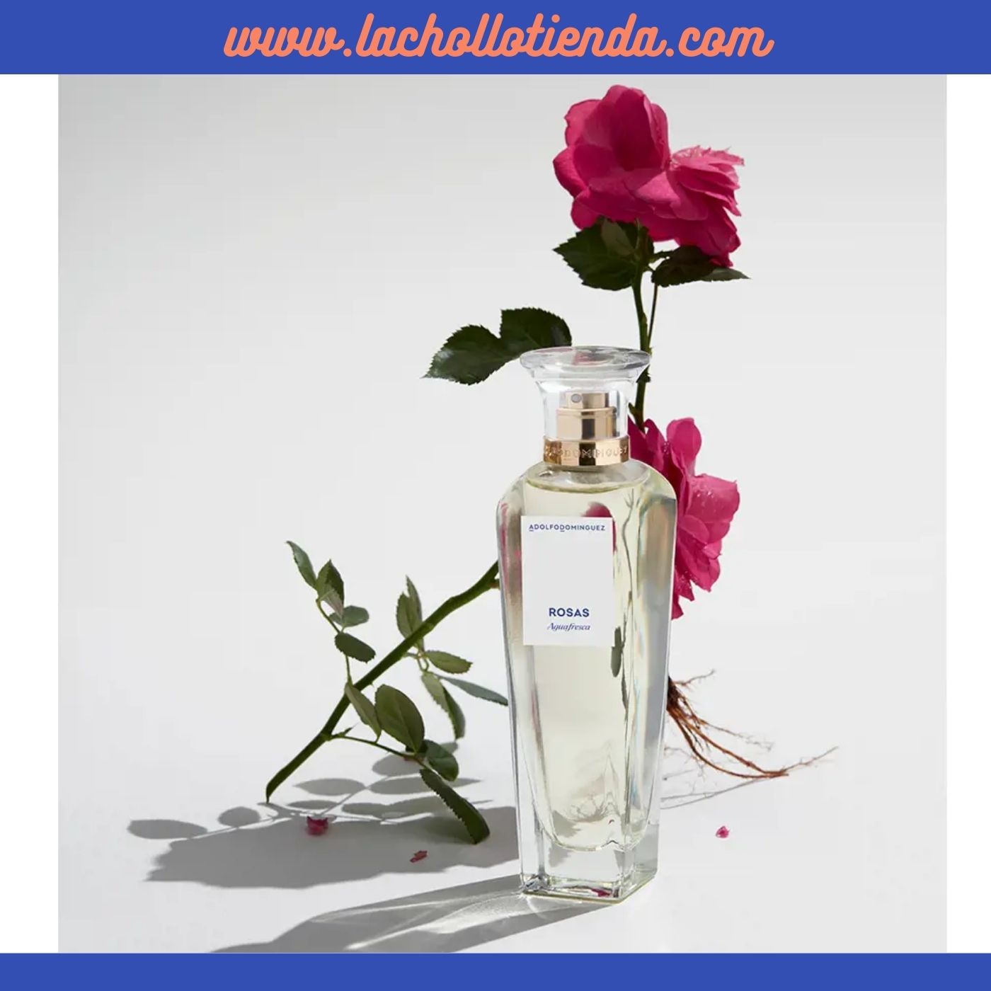 Adolfo Domínguez - Agua Fresca de Rosas - Eau de Toilette Para Mujer 120ml.