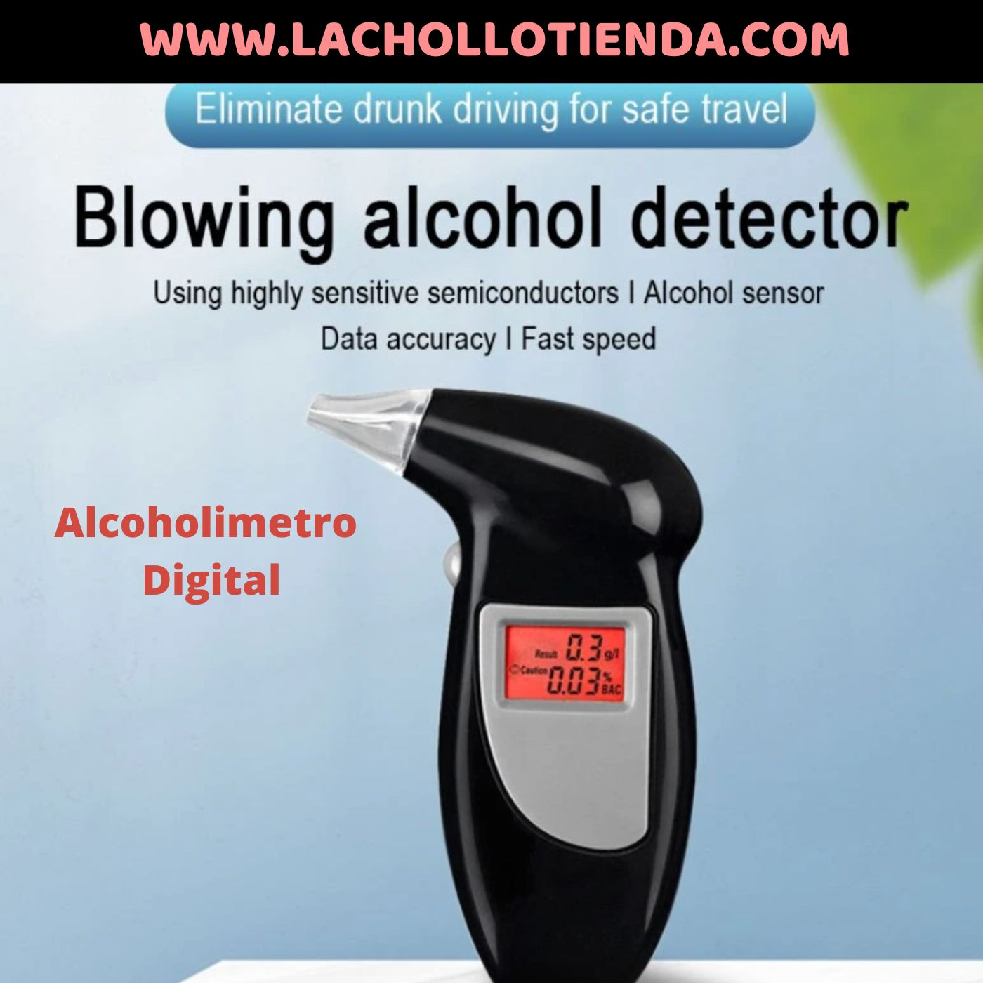 Alcoholímetro Digital 