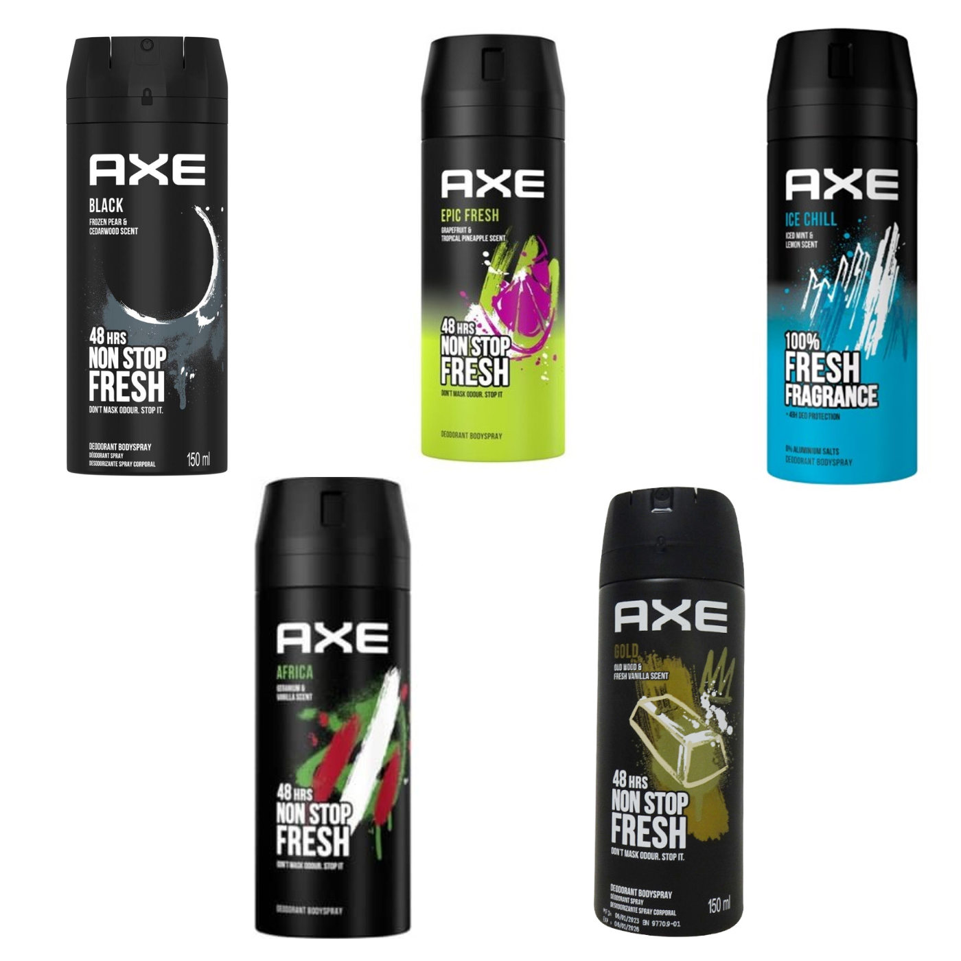 Pack de Desodorante Axe Variado