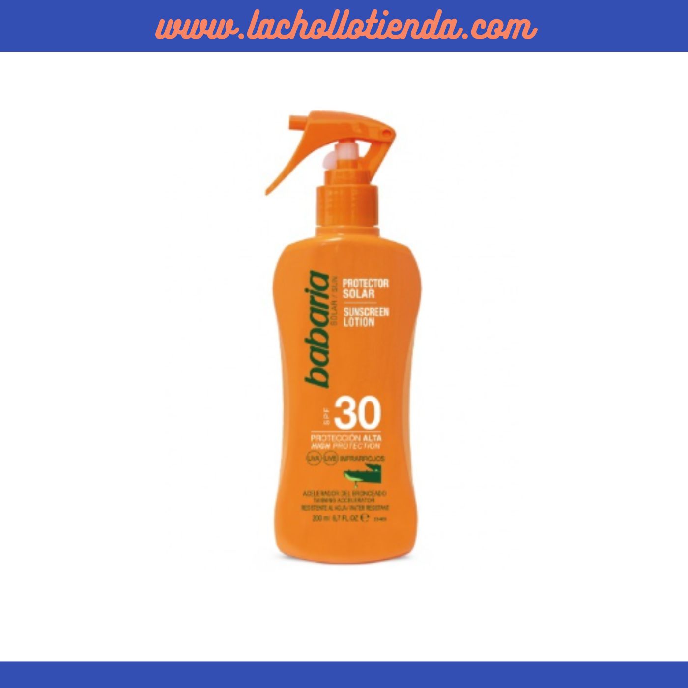 BABARIA - SOLAR ACELERADOR DEL BRONCEADO SPF30 200ml + BÁLSAMO AFTER SUN ALOE 100ml