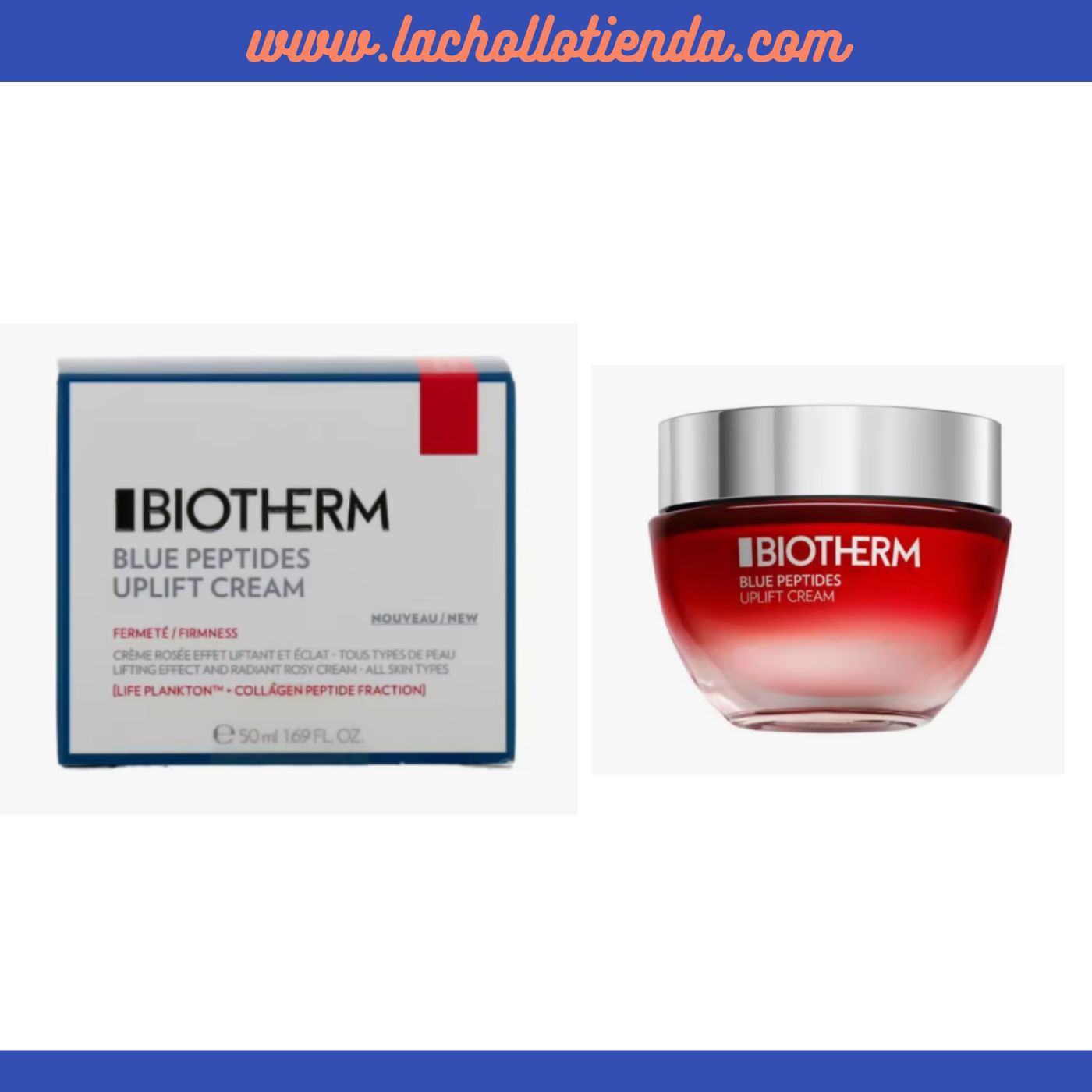 Biotherm Blue Peptides Uplift Crema Hidratante Efecto Lifying 50ml