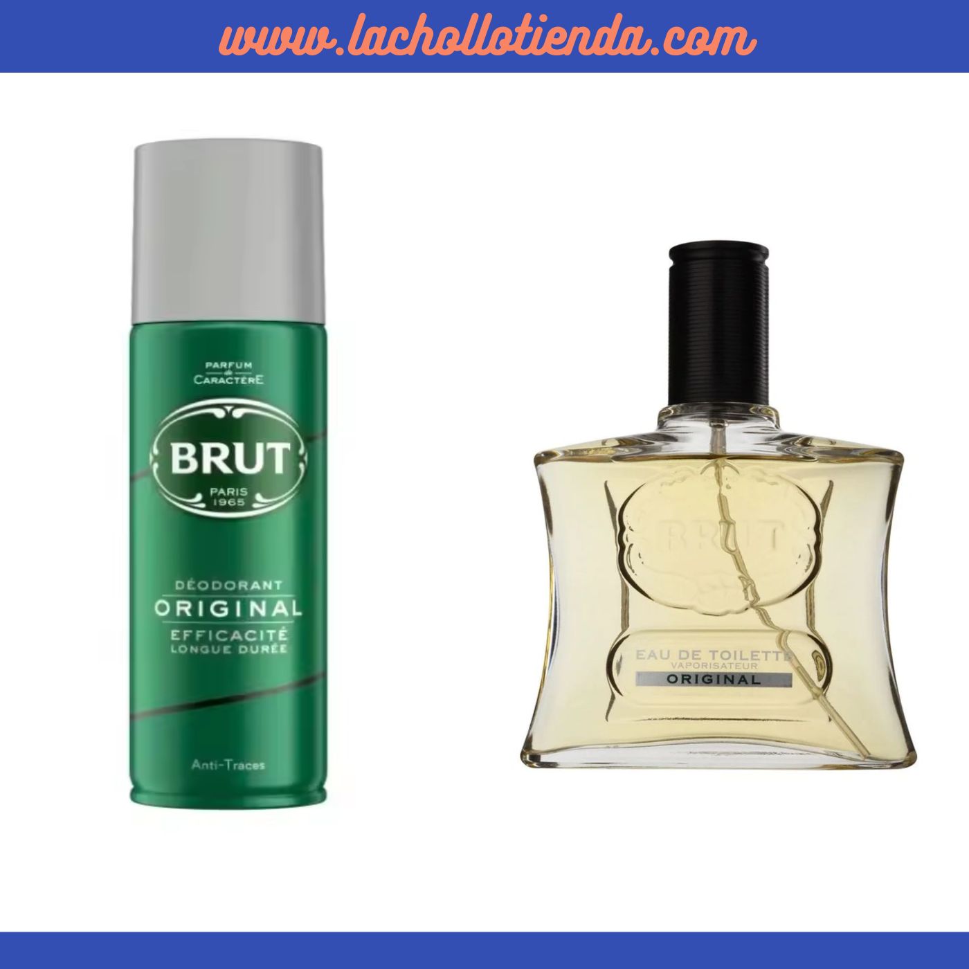 Brut - Eau de Toilette Spray Para Hombre  100ml. + Brut- Desodorante Para Hombre 200ml.