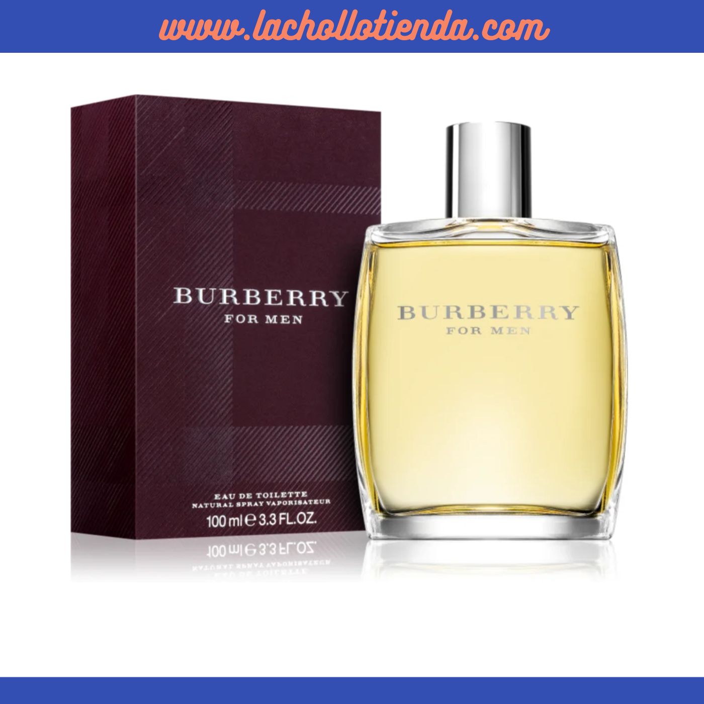 Burberry for Men - Eau de Toilette para Hombre 100ml (EMBALAJE DETERIORADO)
