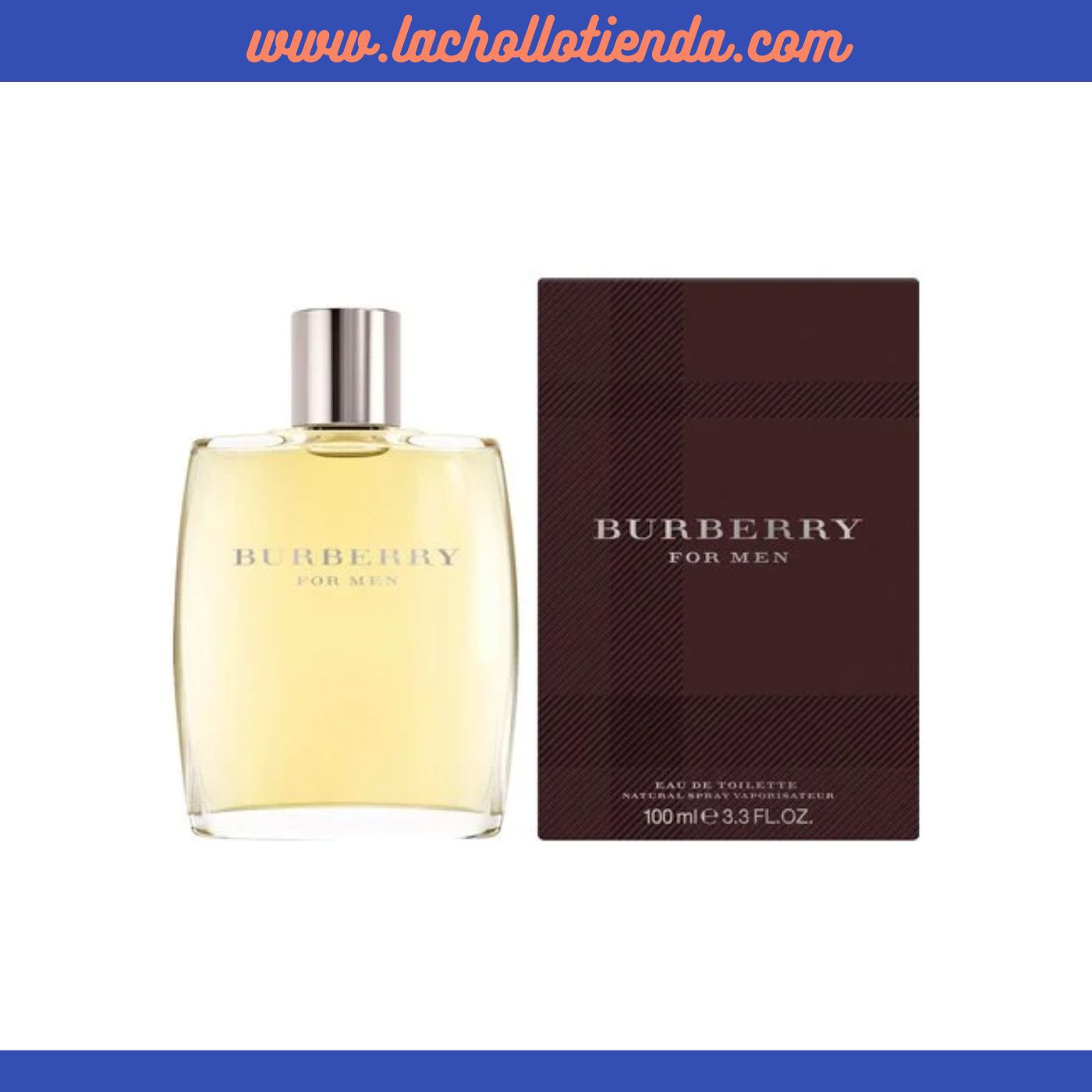 Burberry for Men - Eau de Toilette para Hombre 100ml (EMBALAJE DETERIORADO)