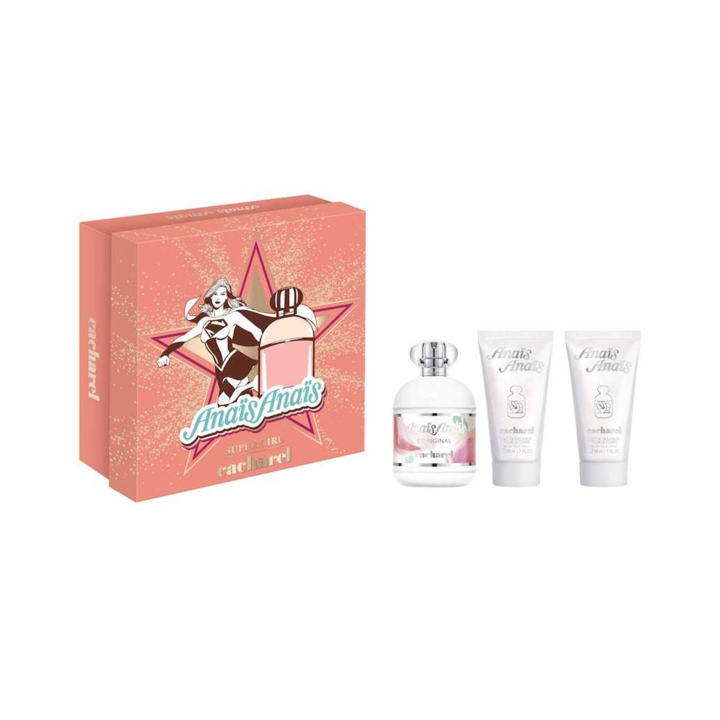 Cacharel - Pack Anais Anais Eau de Toilette para Mujer 100ml + 2 Lociones Corporales 50ml