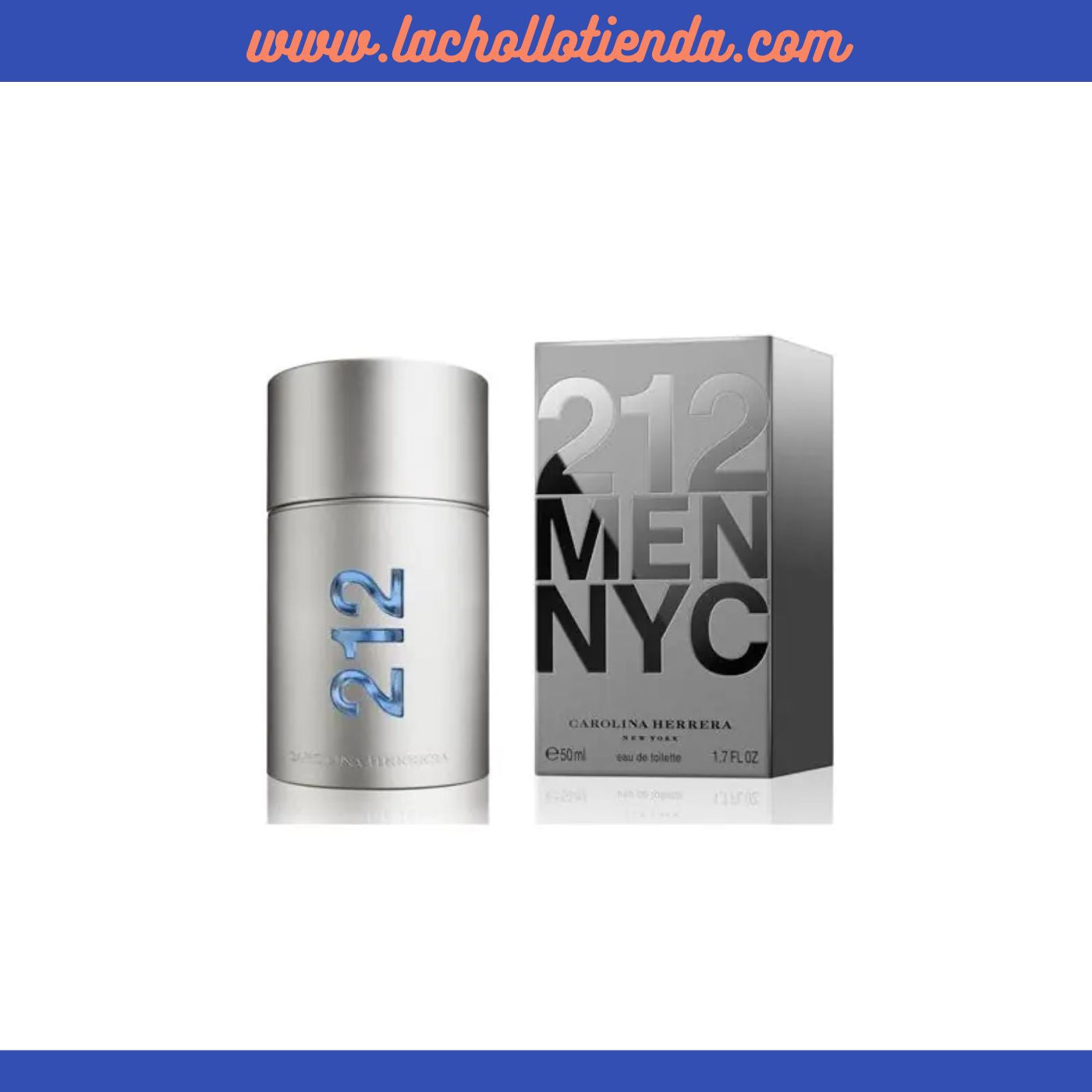 Carolina Herrera - 212 Men Eau de Toilette Para Hombre 50ml.