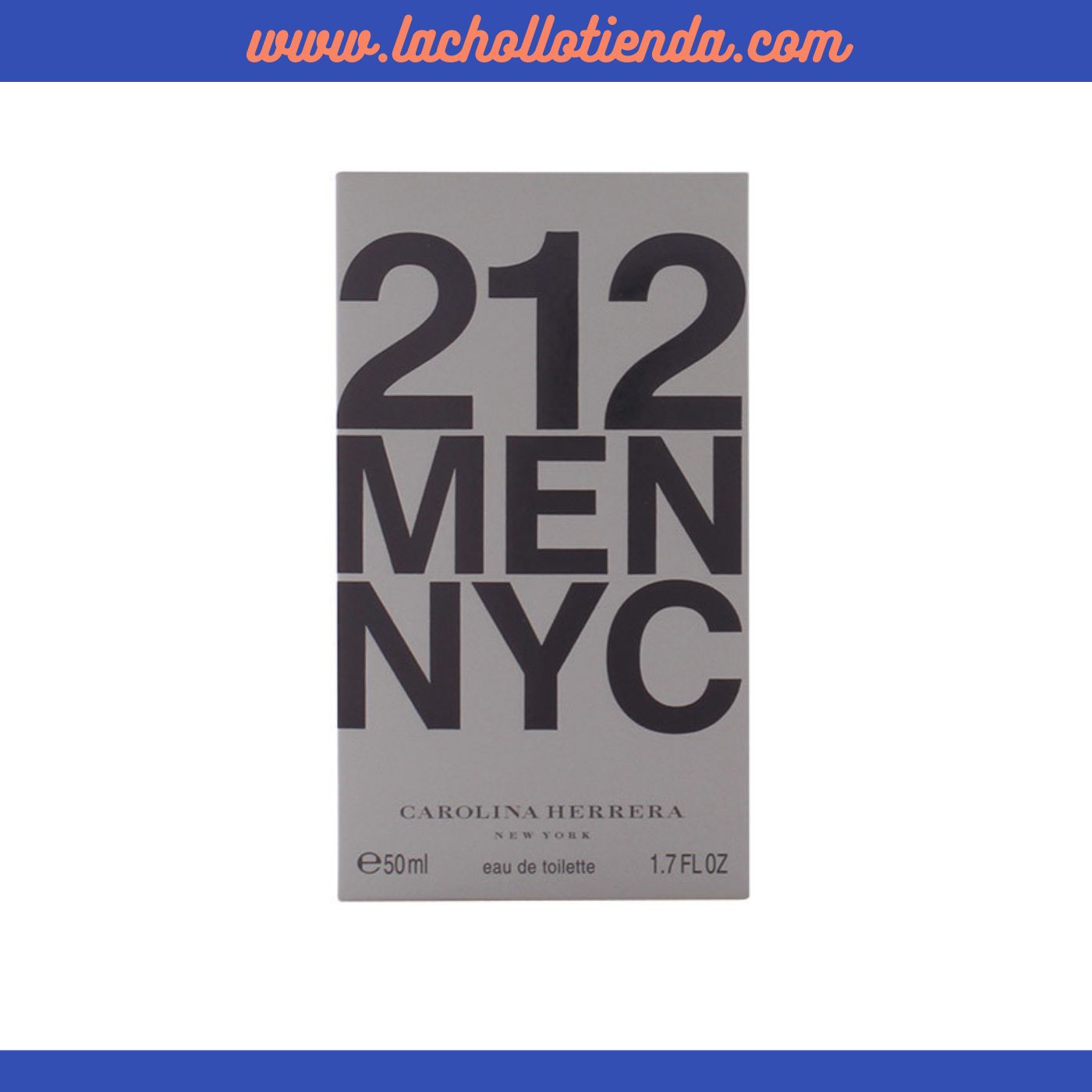 Carolina Herrera - 212 Men Eau de Toilette Para Hombre 50ml.