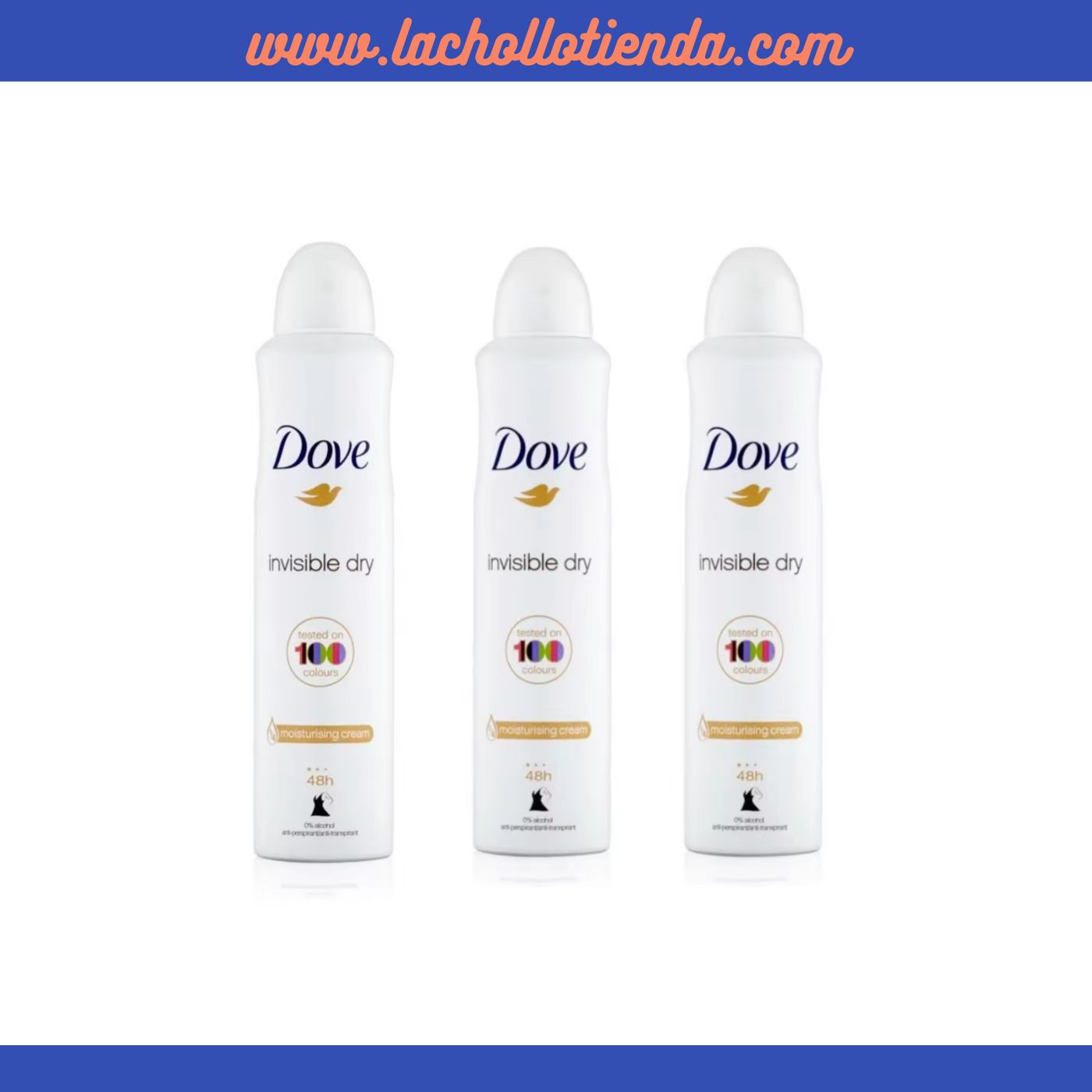 DOVE - Desodorante Invisible Dry, Anti transpirante