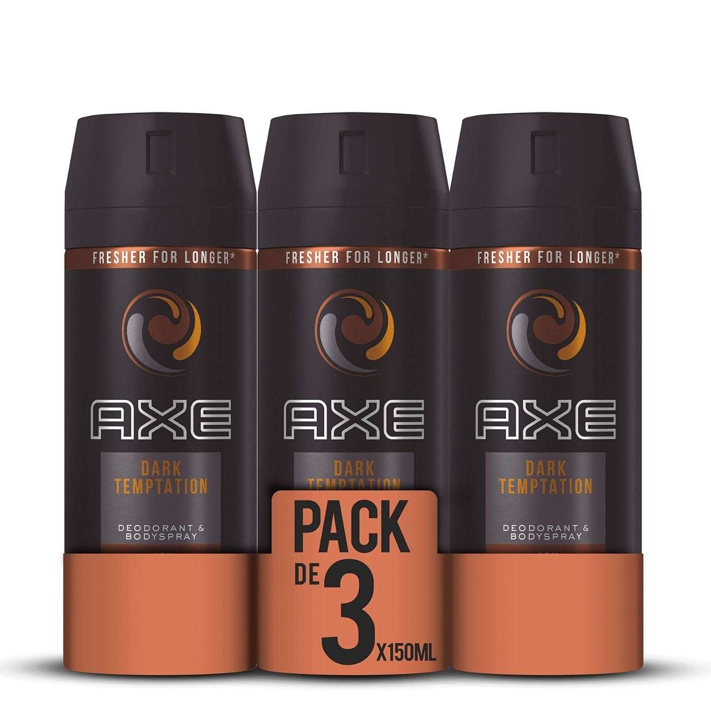 Desodorante Axe Dark Temptation Spray Pack De 3