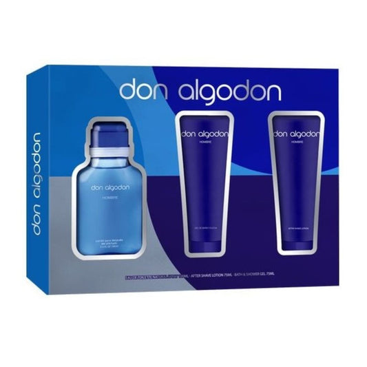 Don Algodon - Estuche Eau de Toilete Spray 100ml + After Shave 75ml + Gel de Ducha 75ml