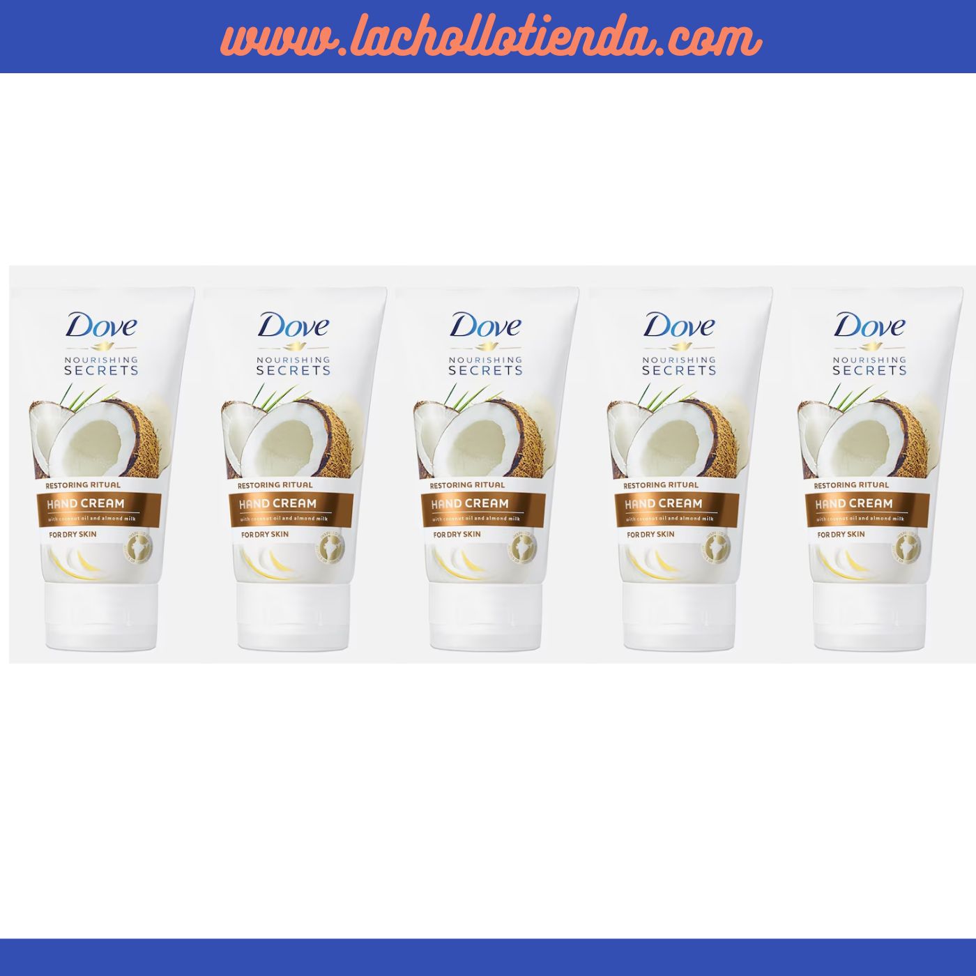 Dove Body Love - Crema de Manos para Pieles Secas 5x75ml