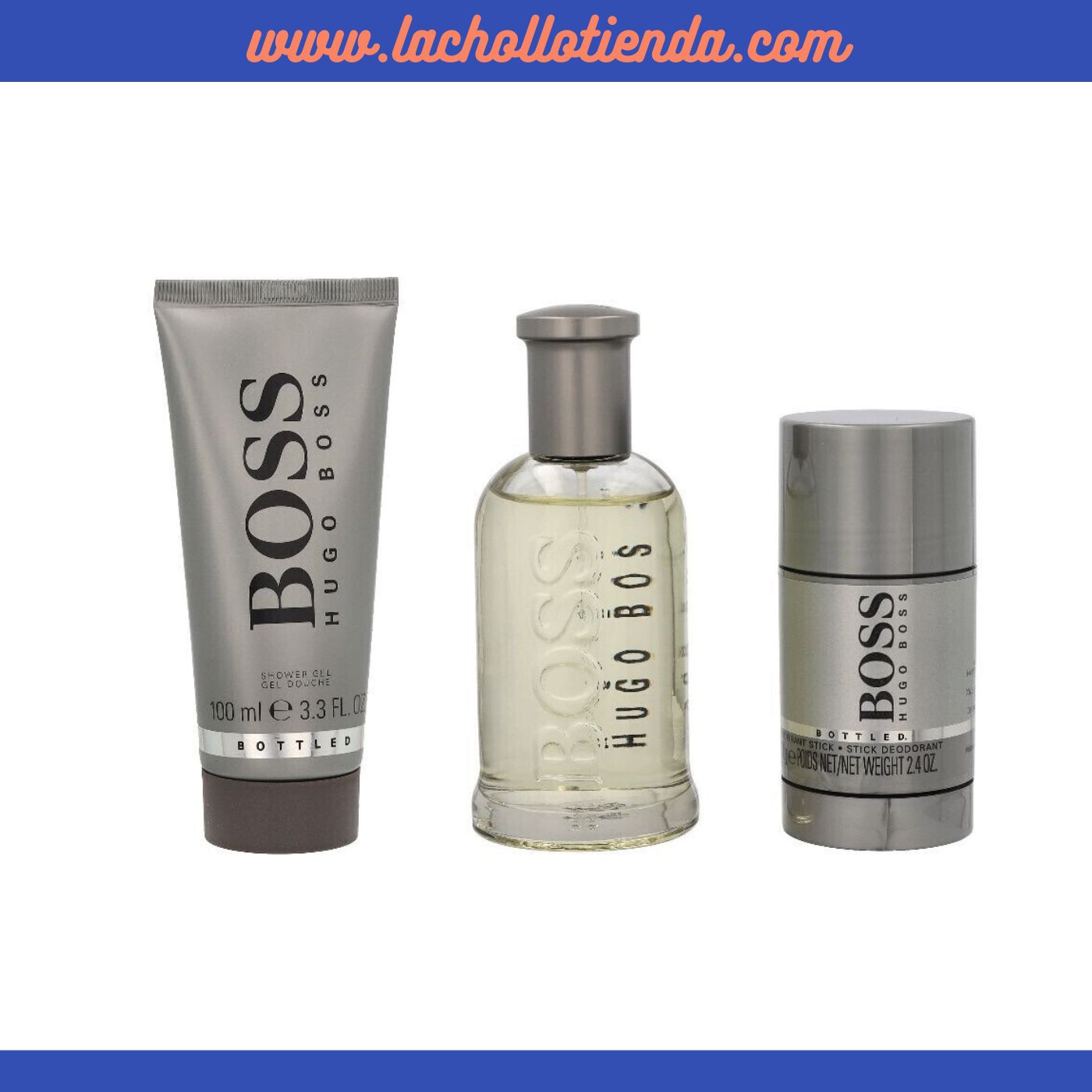 Hugo Boss Estuche - Boss Bottled Eau de Toilette + Gel de Duche 100ml + Desodorante Stick 75ml