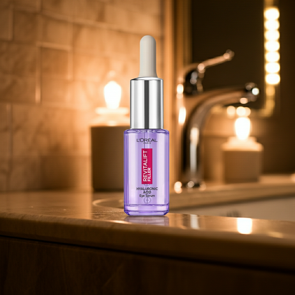 Serum Para Ojos Loreal Con Acido Hialuronico y Cafeina