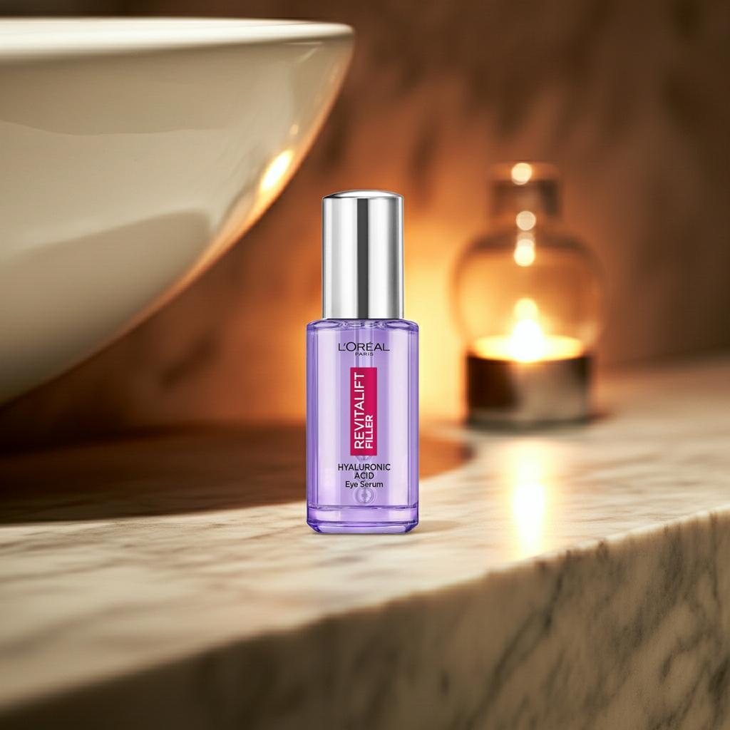 Serum Con  Acido Hialuronico y Cafeina