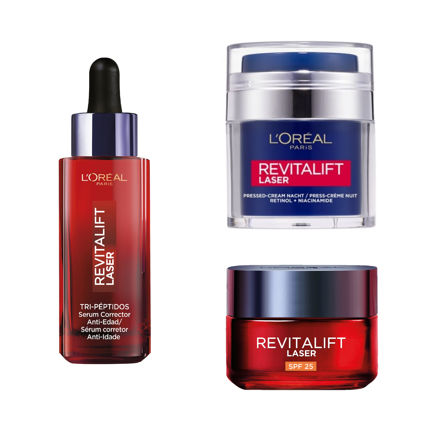 Tratamiento Completo Anti-Edad de Loreal Revitalift Laser