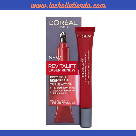 L'Oreal Paris - Revitalift Laser Renew Contorno de ojos   - Triple acción 15 ml.