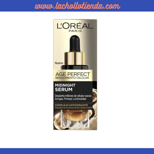 L'Oréal Paris -  Sérum Midnight Age Perfect - Renacimiento Celular 30ml.