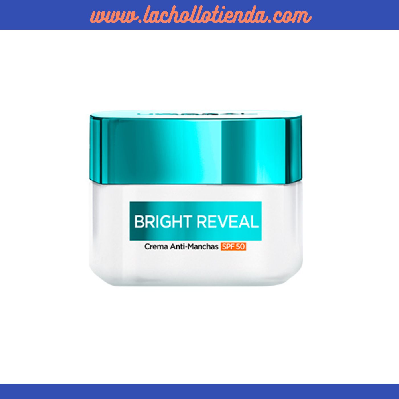 L'Oreal Paris Bright Reveal - Crema Facial Anti-Manchas con protección SPF50 y Niacinamida 50ml Bote