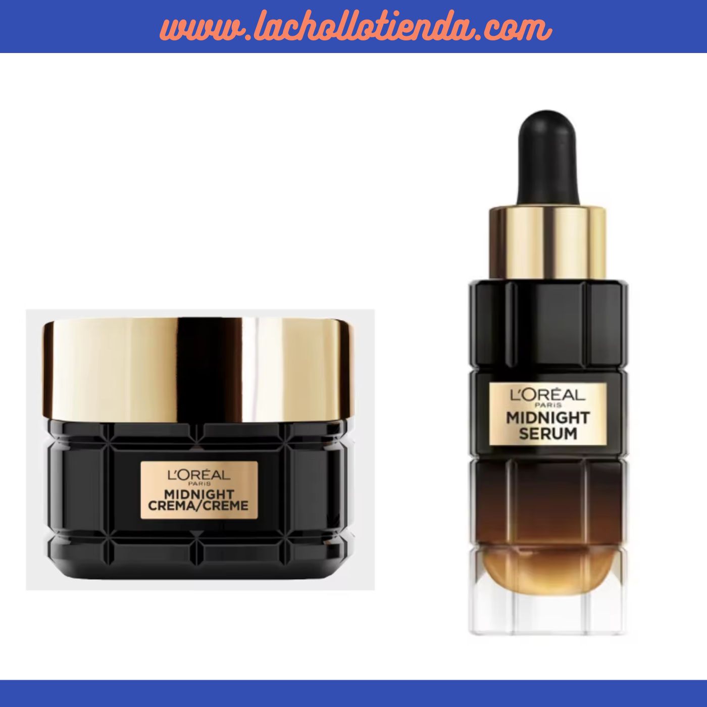 L'Oreal Paris PACK - Sérum Midnight - Age Perfect Renacimiento Celular 30ml + Crema de Noche REVITALIZANTE MIDNIGHT - Age Perfect Renacimiento Celular 50ml