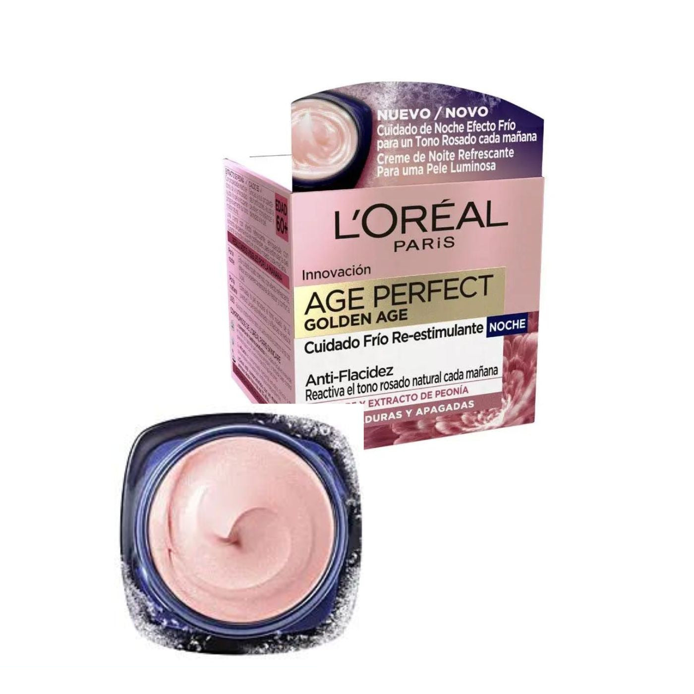 L'Oréal París - AGE PERFECT GOLDEN AGE Crema de Noche Anti-Arrugas 50ml