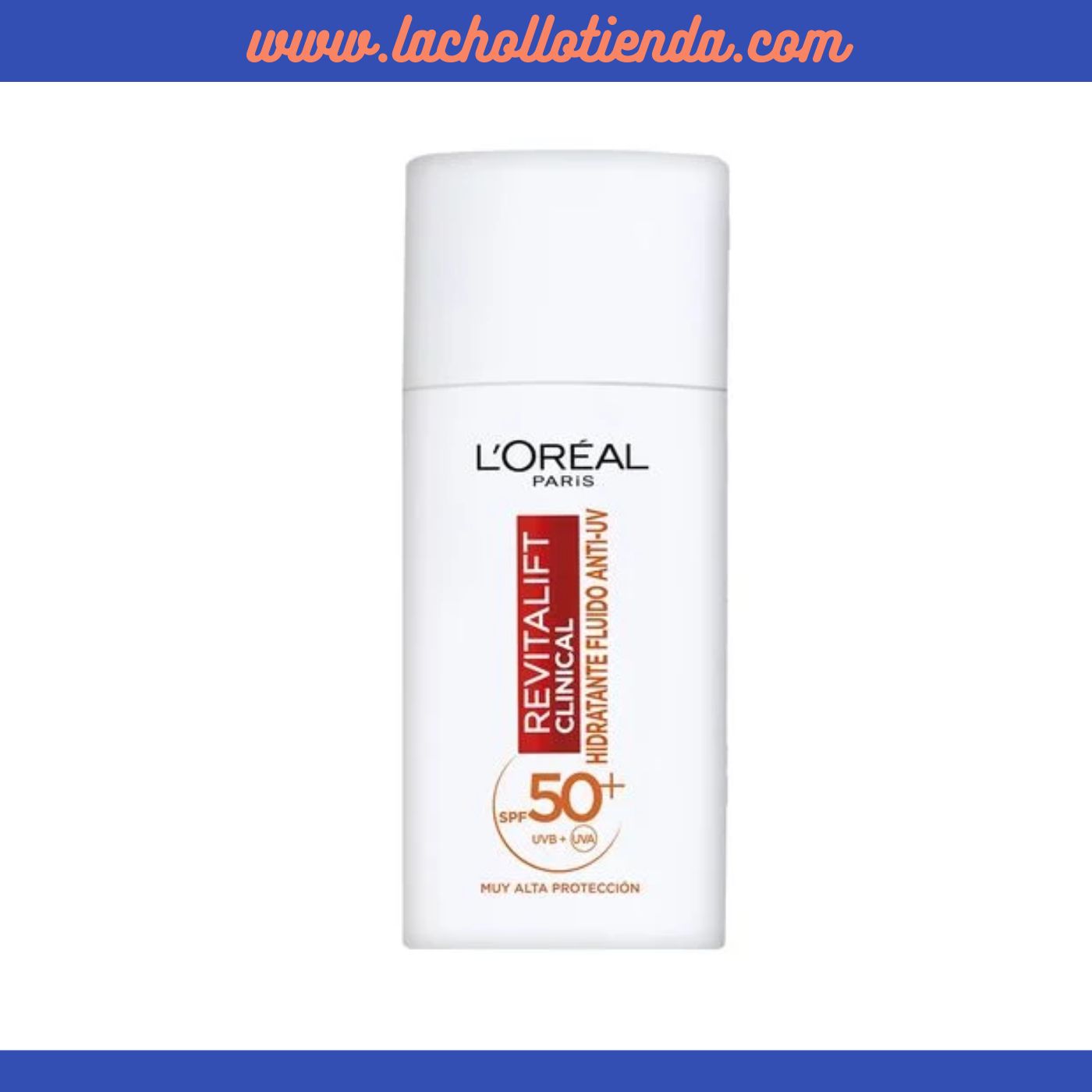 L'oreal  Revitalift Clinical - Crema Hidratante de Día  50ml - Anti-UV SPF50+