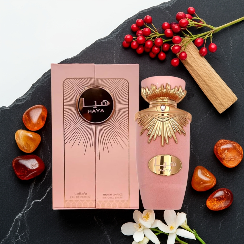 Perfume para mujer ámbar y frutos rojos