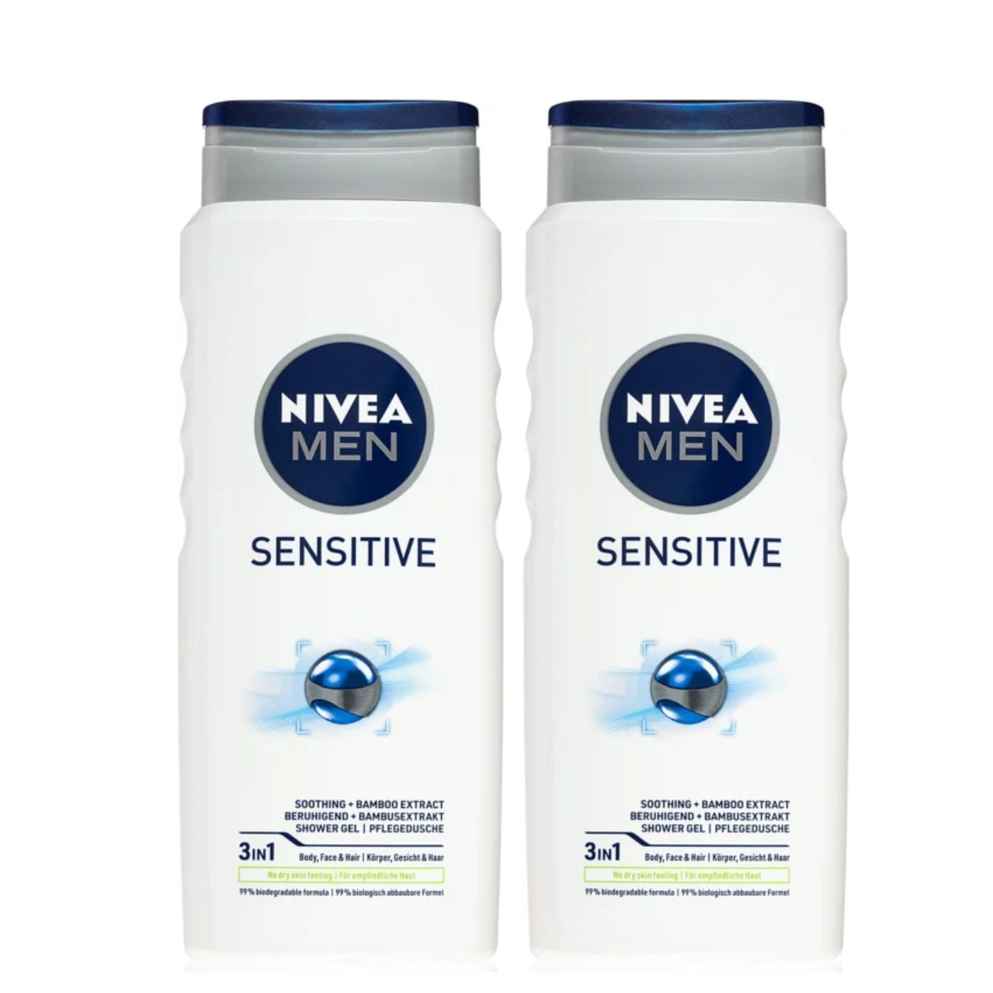 nivea men gel de baño sensitive 