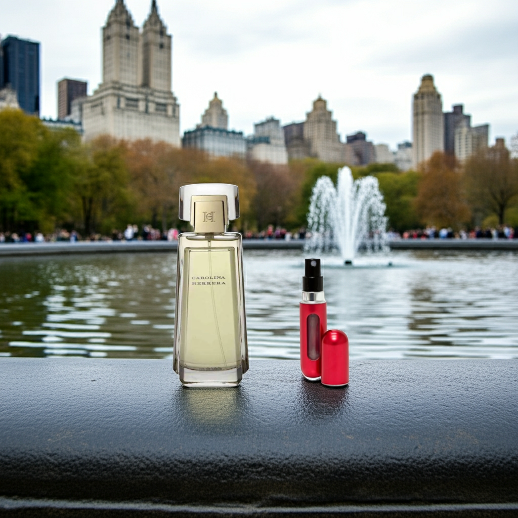 muestra de perfume new york carolina herrera