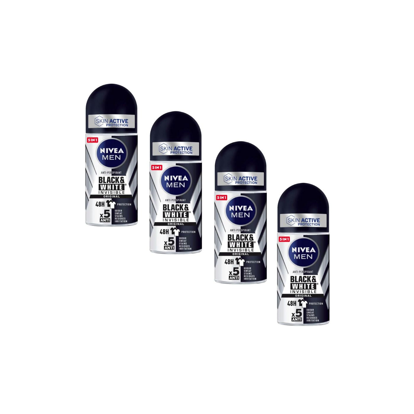 nivea black white men roll on