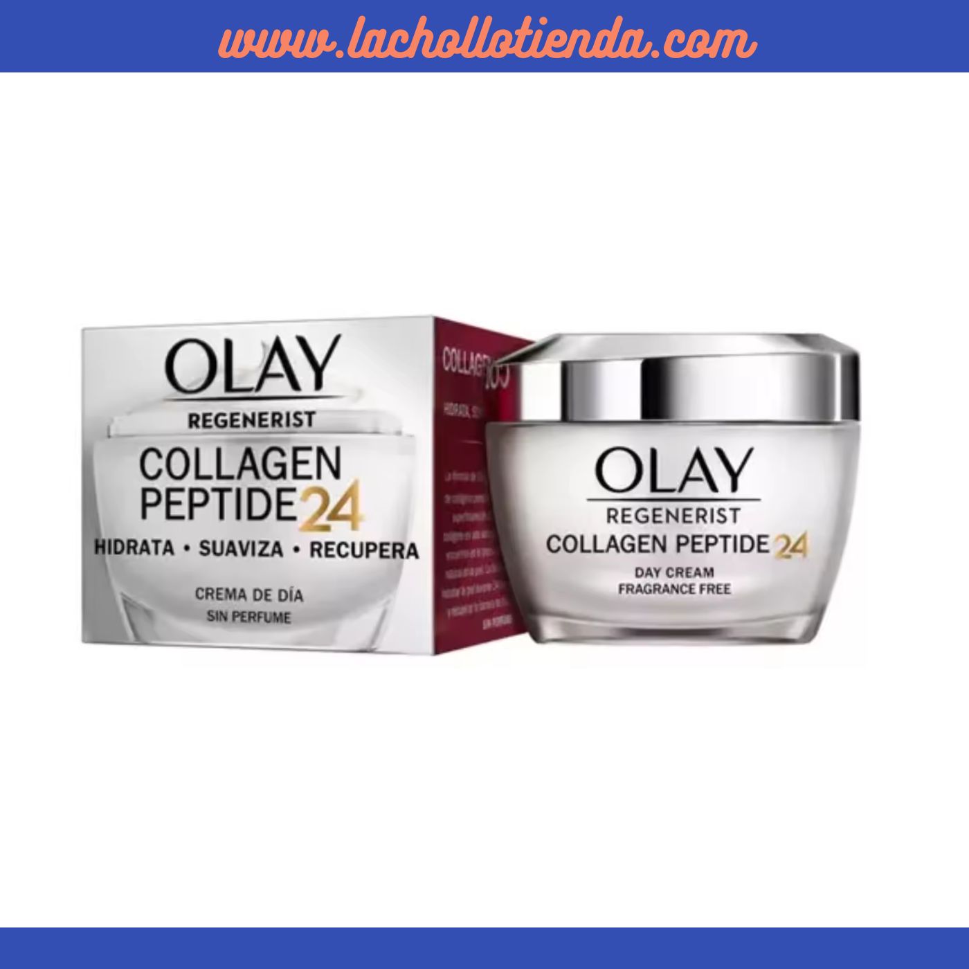 OLAY - Crema Collagen Peptide 24 de Día 50ml.