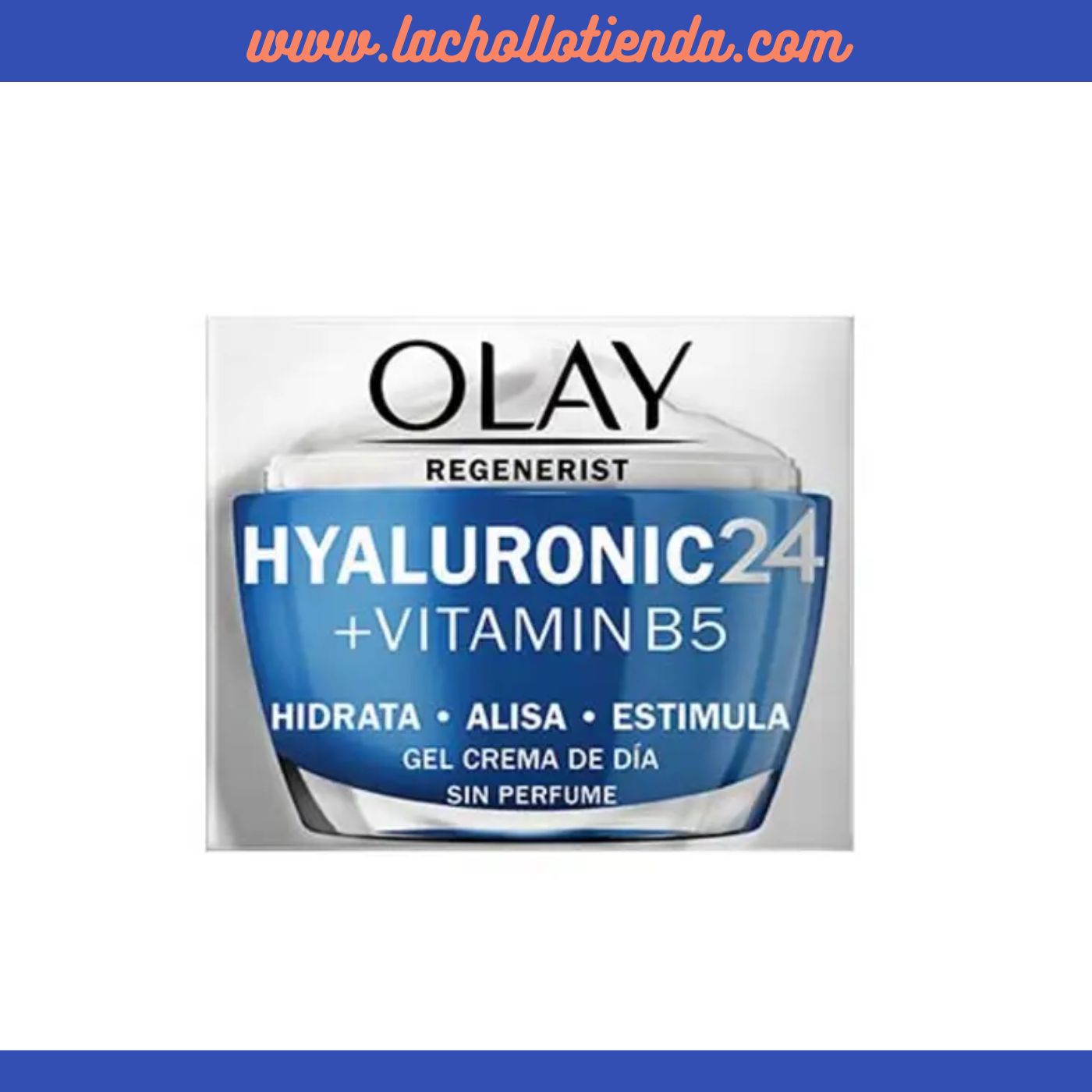 Olay - Hyaluronic24 + Vitamina B5 - Crema de Día  Hidratante 50ml.