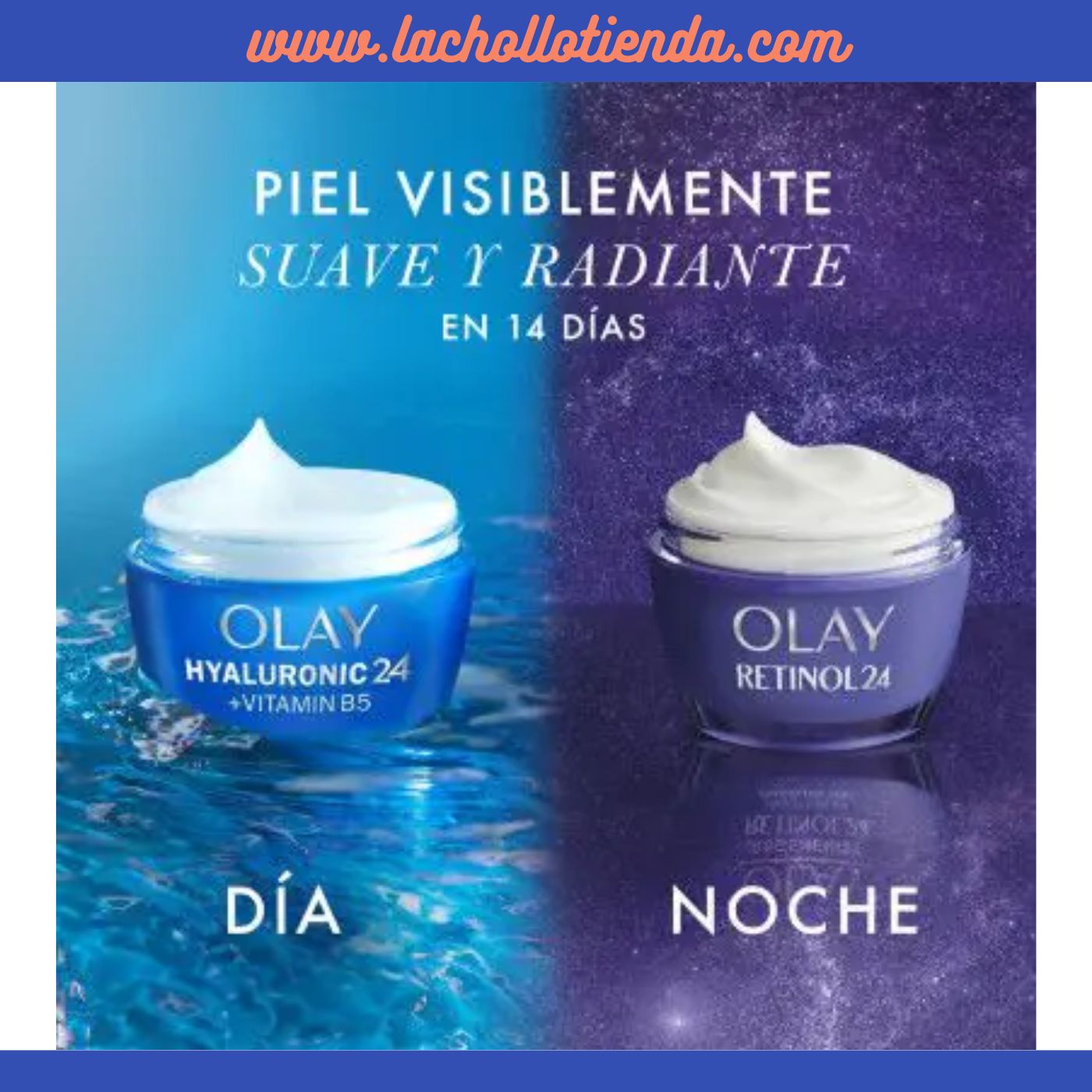 Olay - Hyaluronic24 + Vitamina B5 - Crema de Día  Hidratante 50ml.